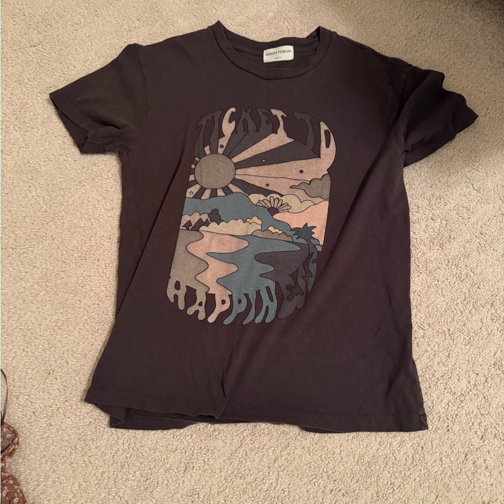 Denim forum graphic tee